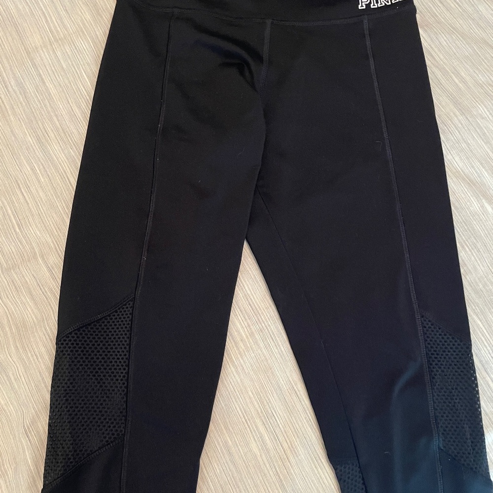 PINK Victoria's Secret Black Leggings